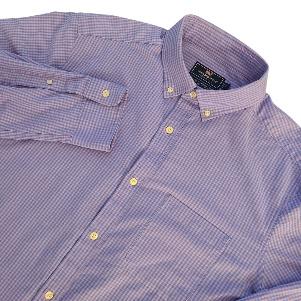 Vineyard Vines Men's Large  Performance Murray Shirt Long Sleeve Button Down